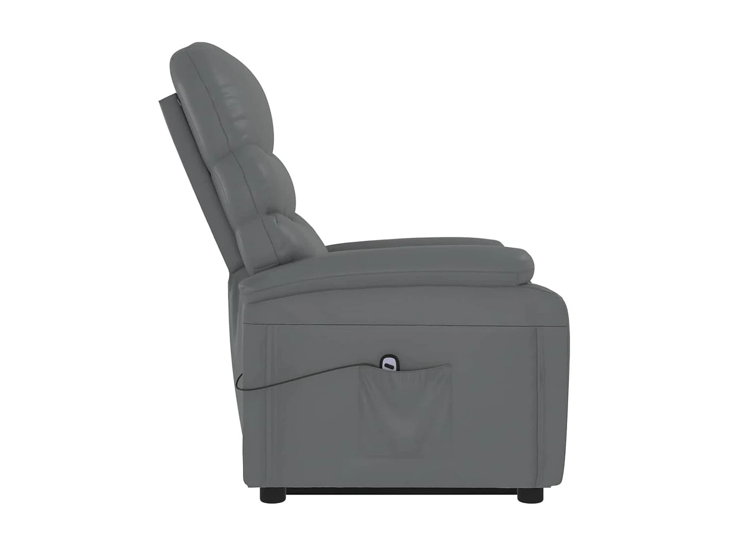 Fauteuil Anthracite Similicuir