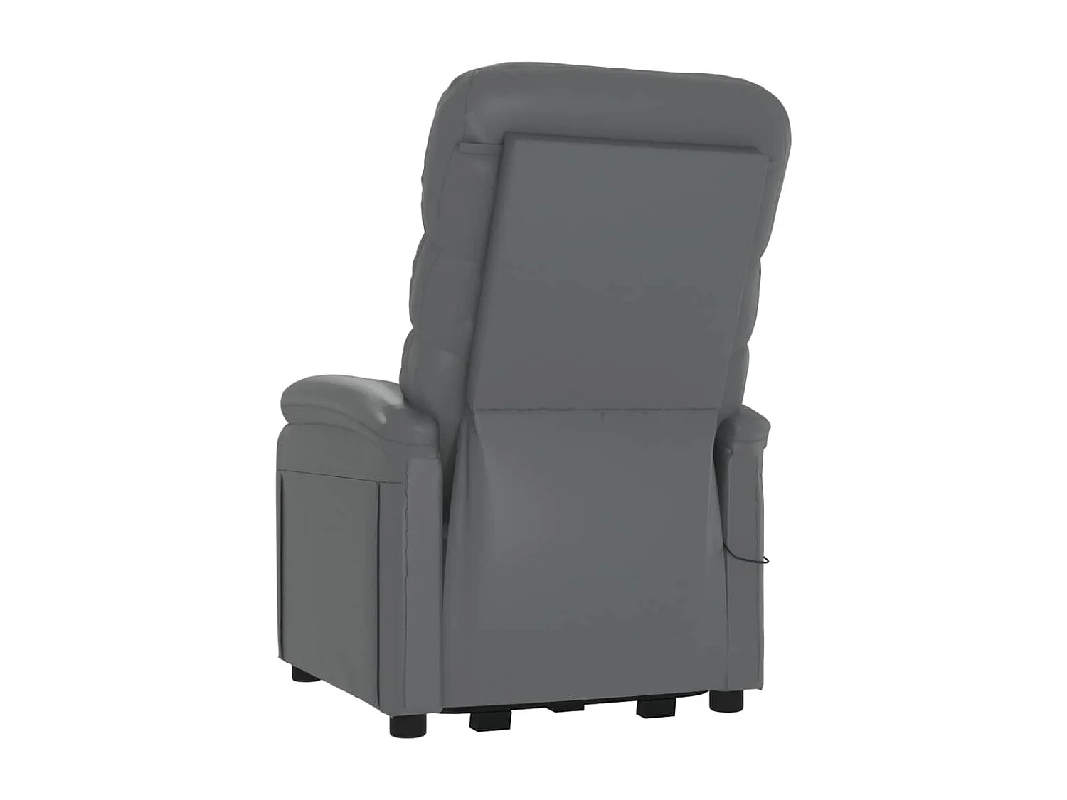 Fauteuil Anthracite Similicuir