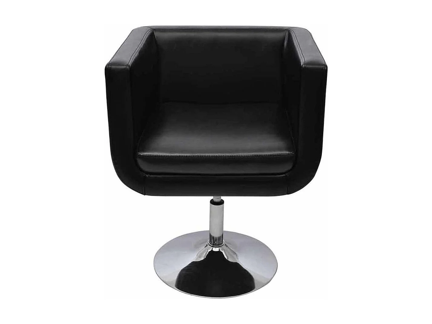 Fauteuil de bar Noir Similicuir