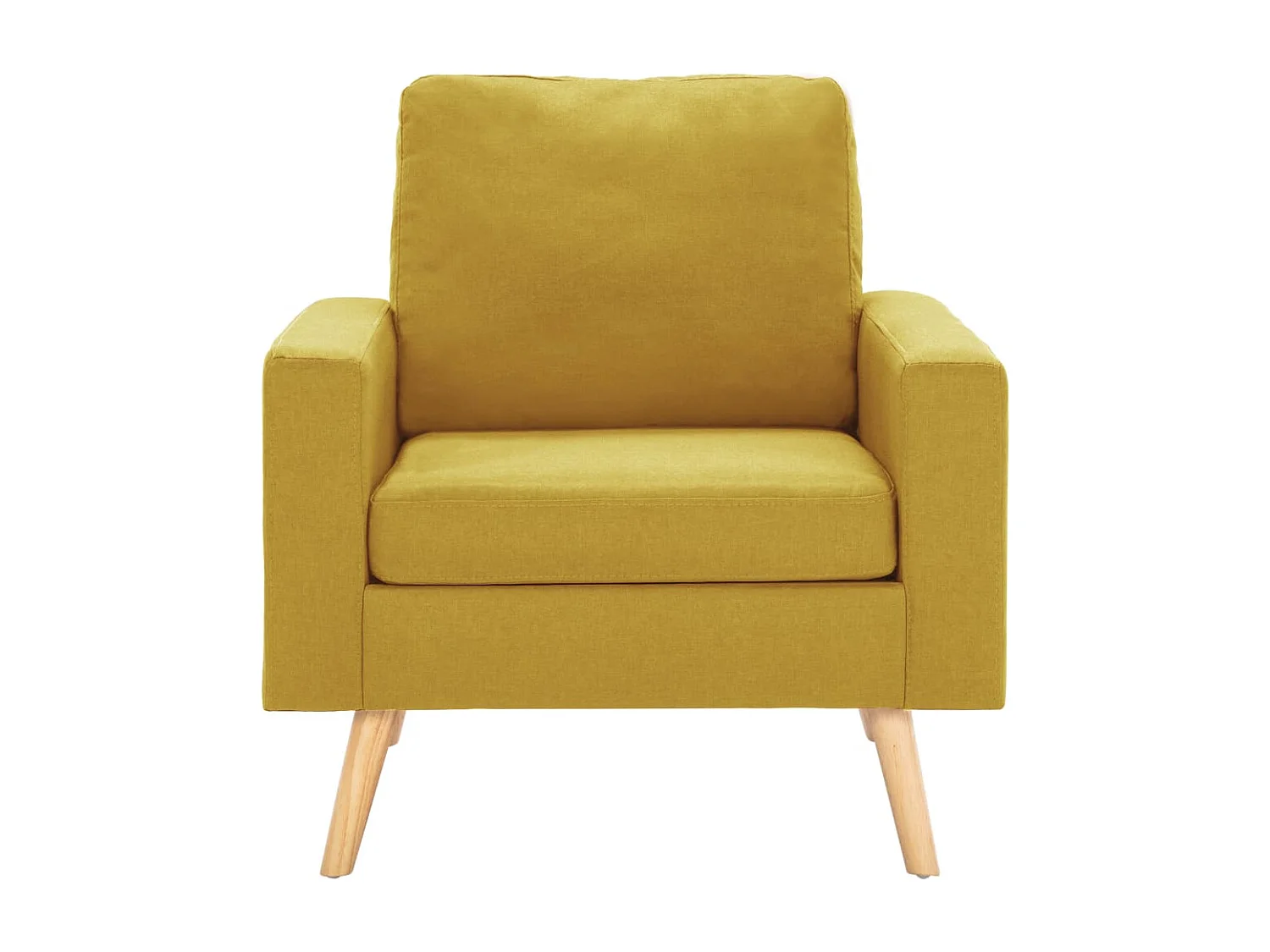 Fauteuil Jaune Tissu