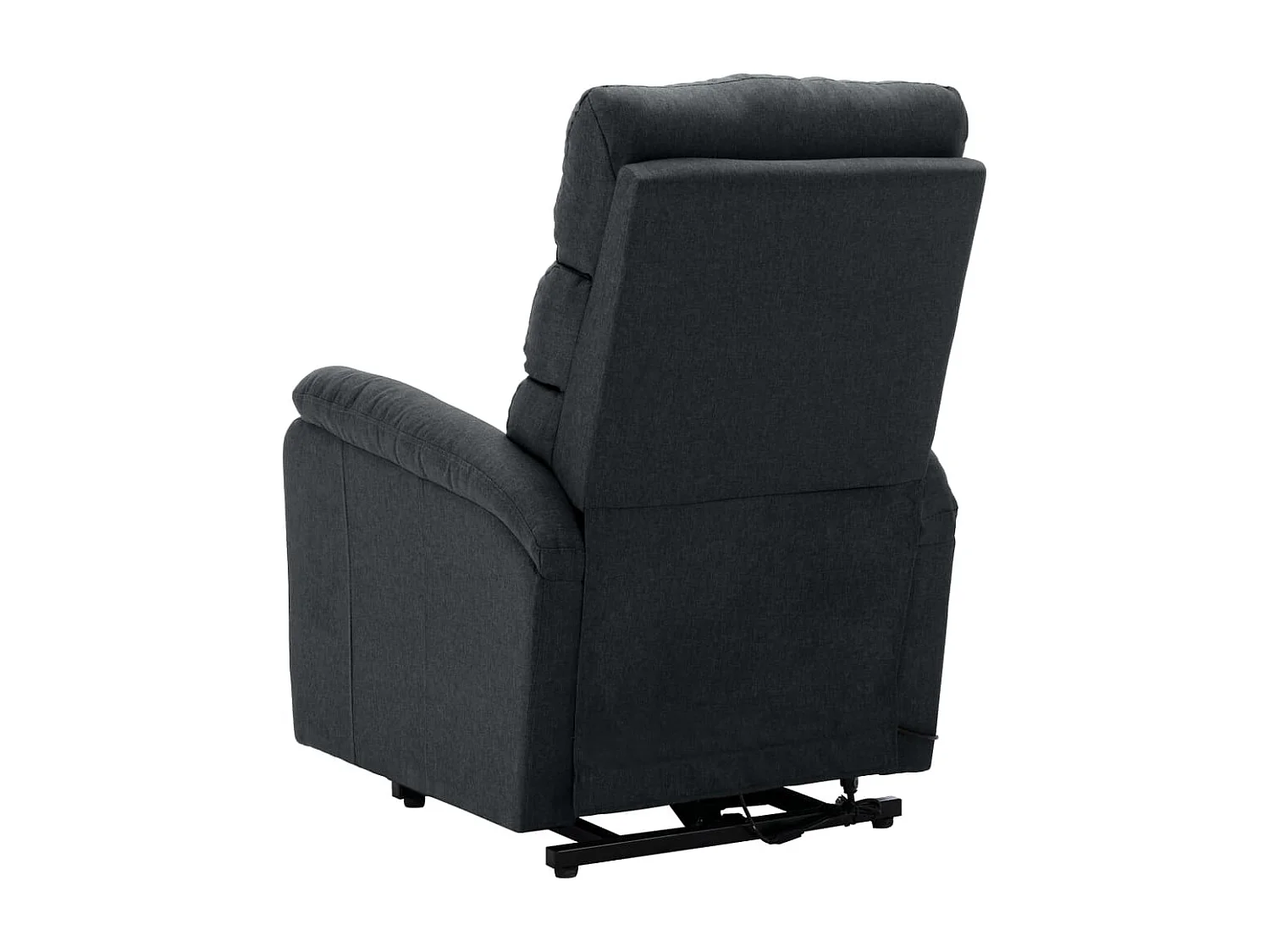 Poltrona elevatória tecido cinzento-escuro