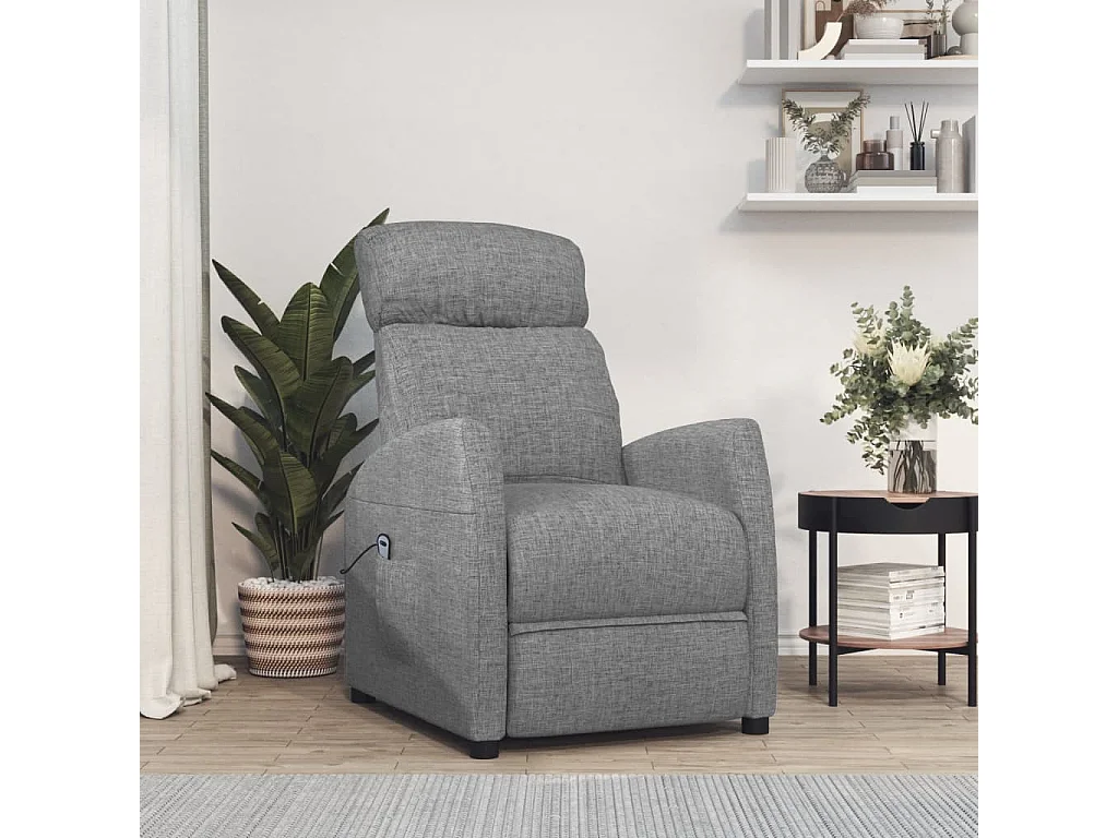 Fauteuil Gris clair Tissu