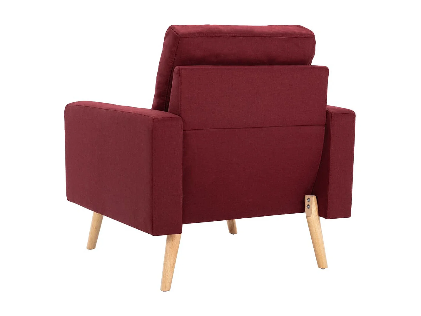 Fauteuil Rouge bordeaux Tissu