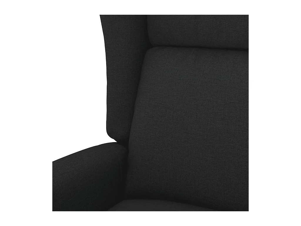 Sillón elevable tela negro
