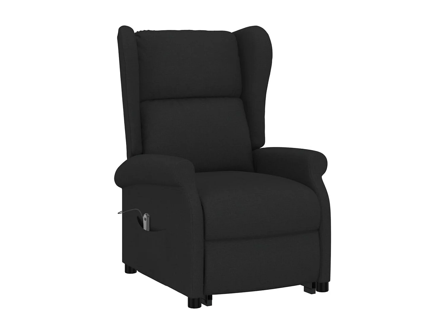 Sillón elevable tela negro