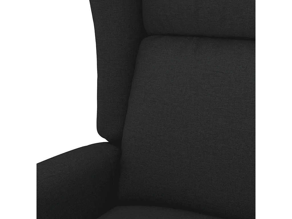 Sillón elevable tela negro