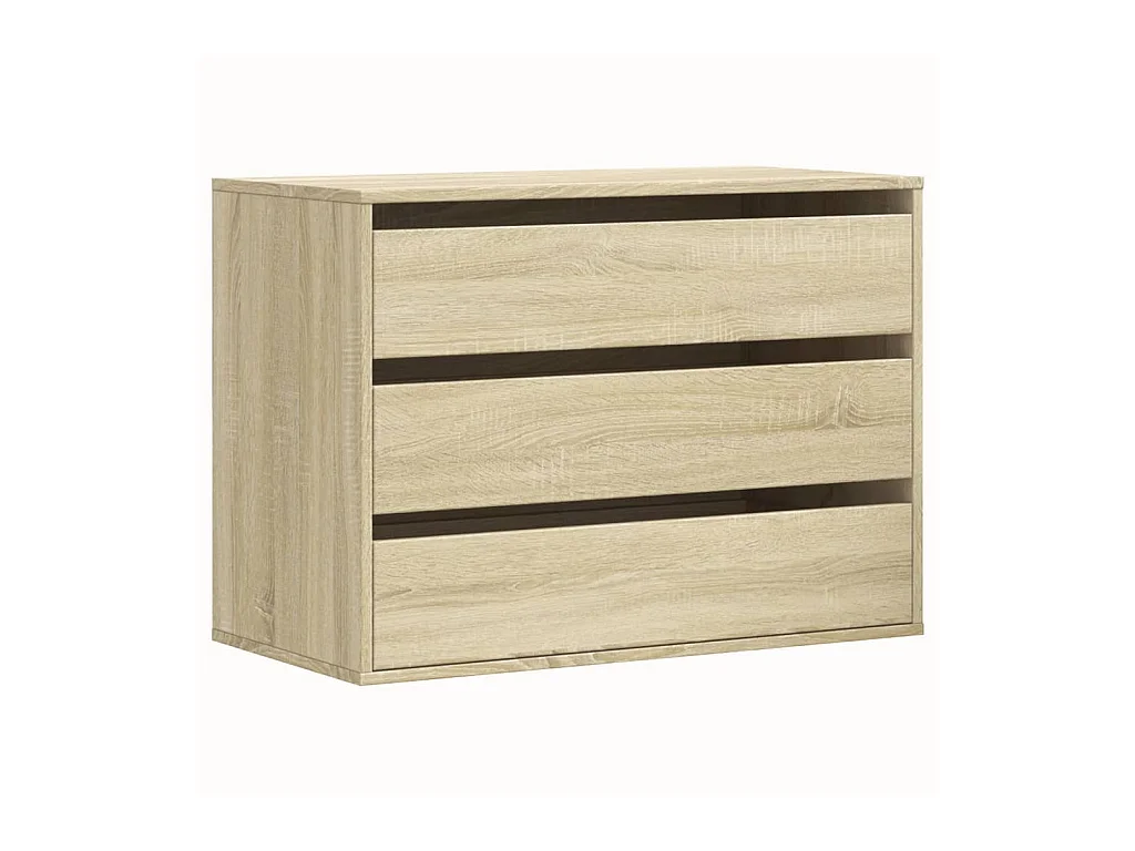 Commode d'angle chêne sonoma 80x41x58 cm bois d'ingénierie