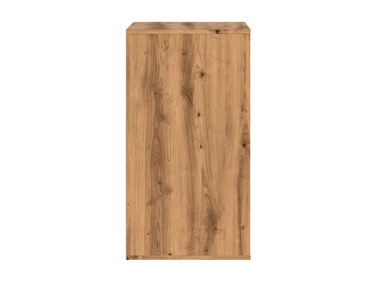 Commode d'angle chêne artisanal 60x41x76 cm bois d'ingénierie