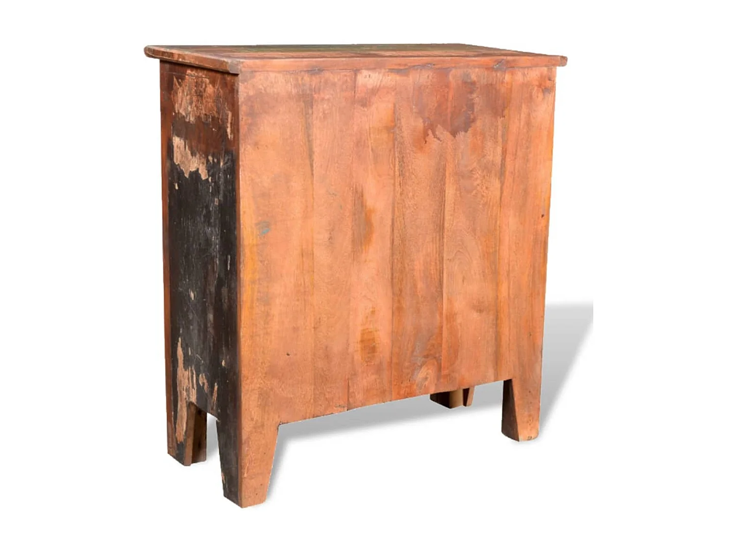 Armário com 4 gavetas Madeira recuperada maciça