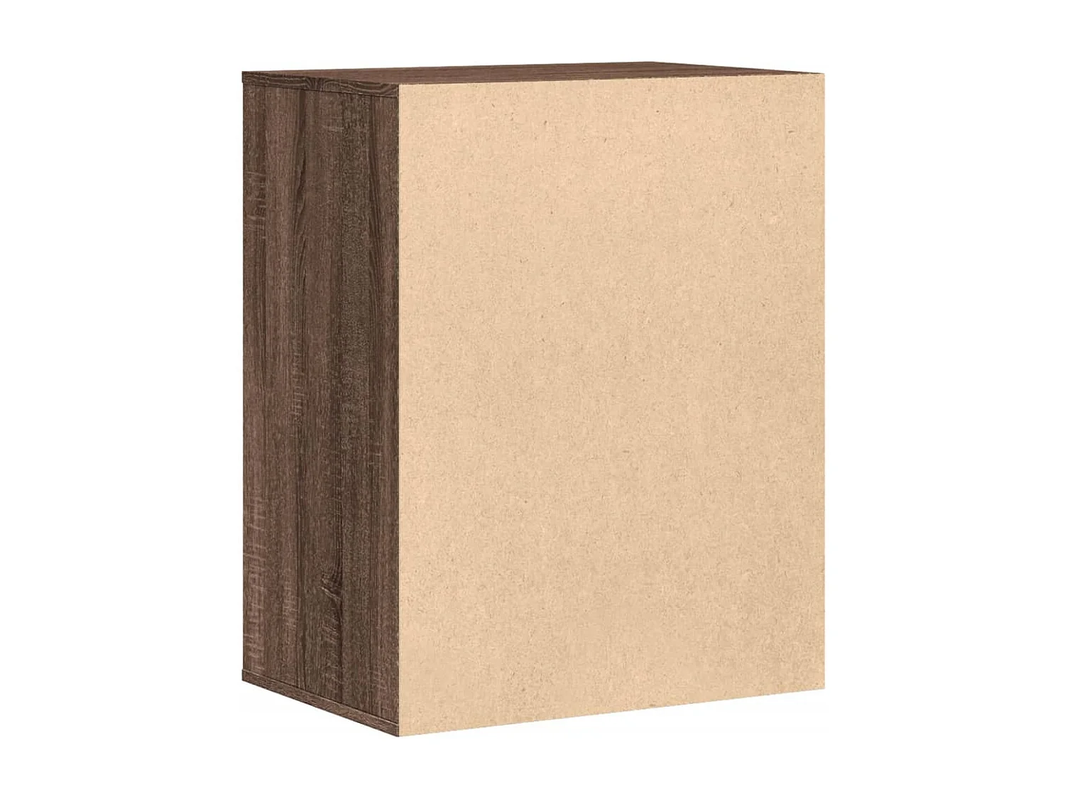 Commode d'angle chêne marron 60x41x76 cm bois d'ingénierie