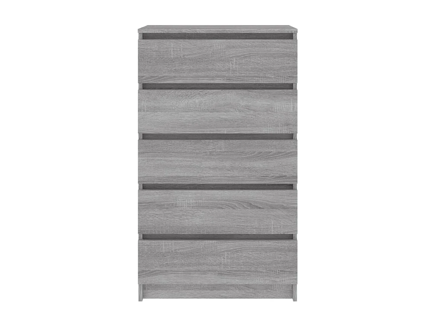 Cómoda Sonoma gris 60x36x103 cm Madera contrachapada