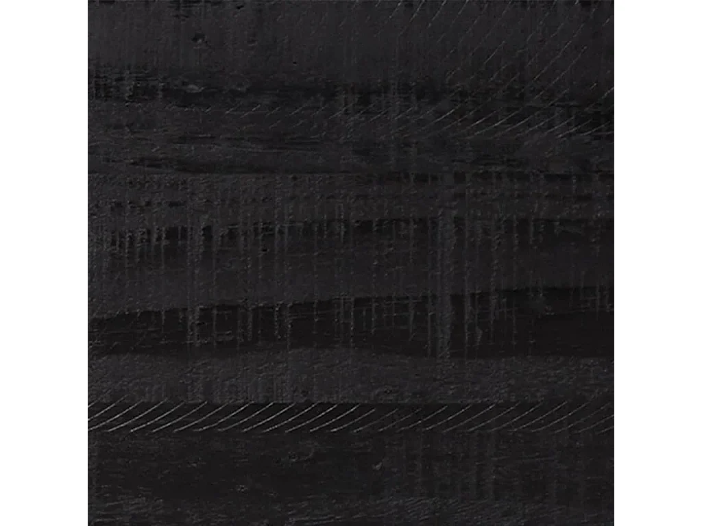 Cómoda negra 42x35x110 cm Madera maciza de pino