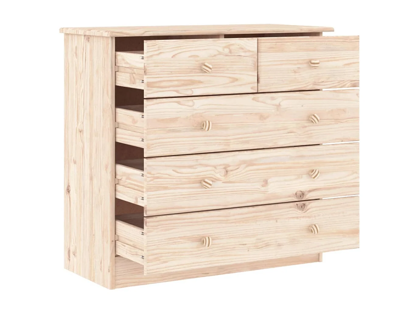 ALTA Kommode 77x35x73 cm massives Kiefernholz