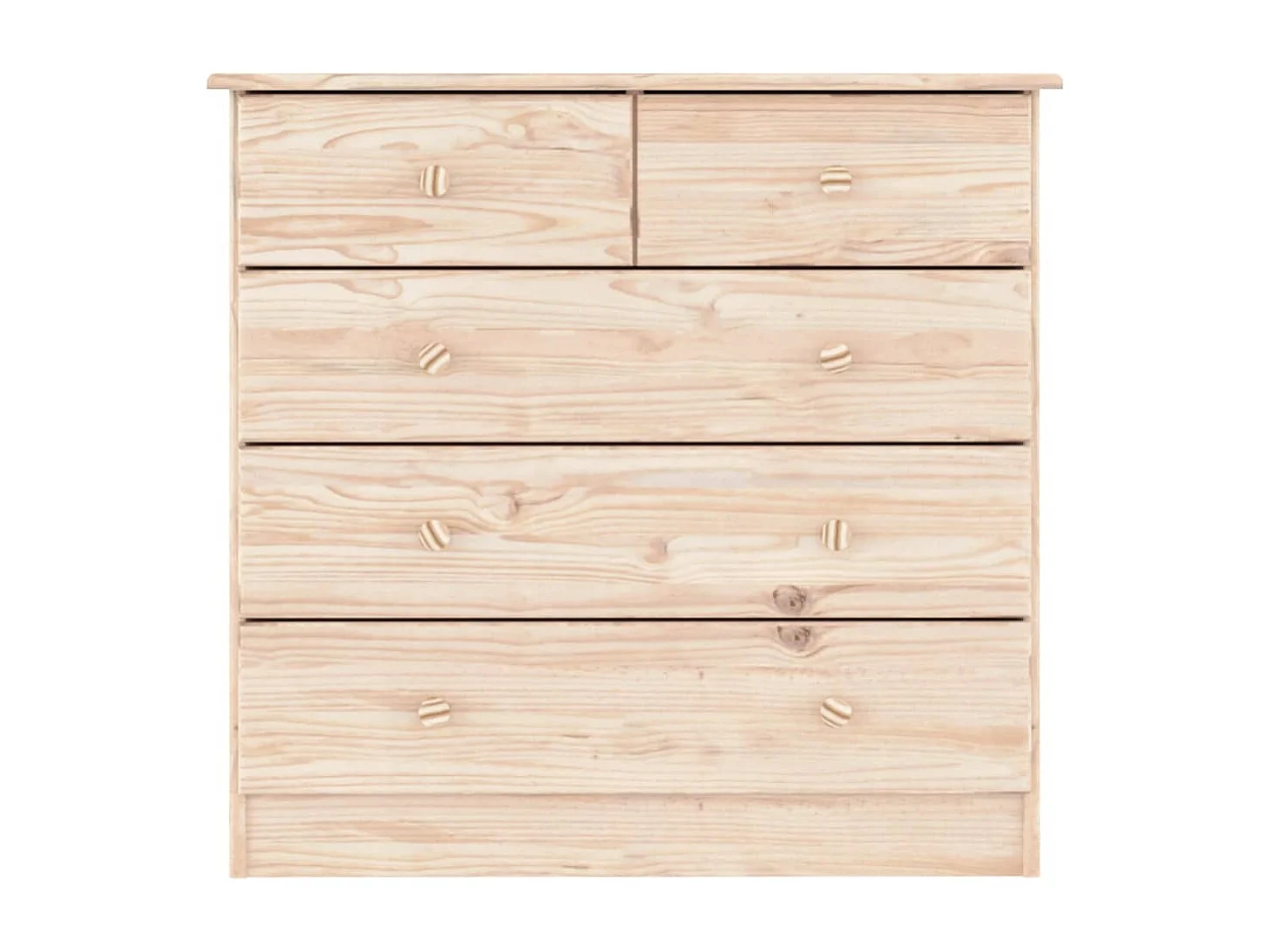 ALTA Kommode 77x35x73 cm massives Kiefernholz