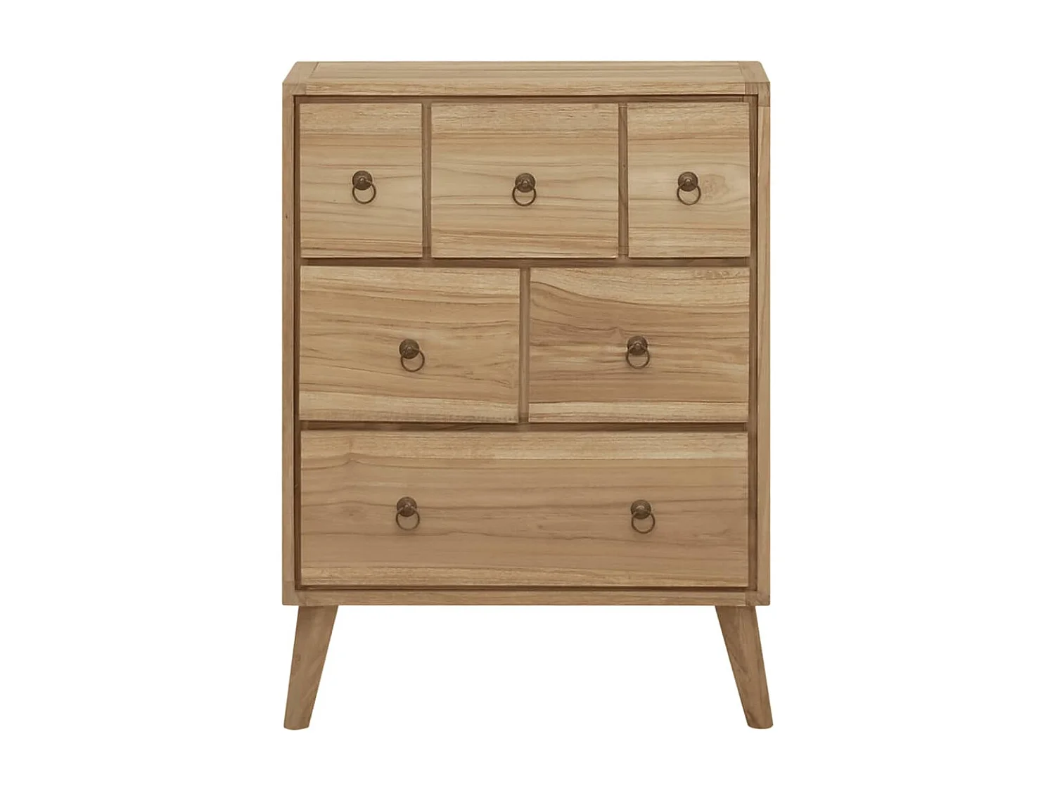 Cômoda 56x30x80 cm Madeira maciça de teca