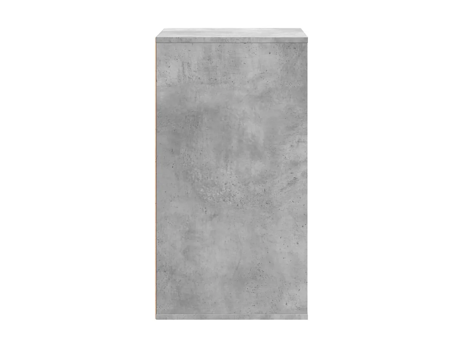 Commode d'angle gris béton 60x41x76 cm bois d'ingénierie