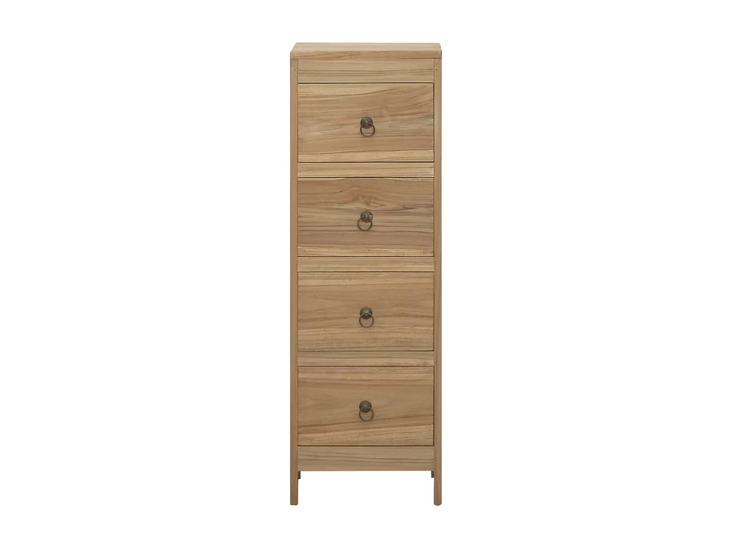 Commode 30x30x90 cm Bois massif de teck