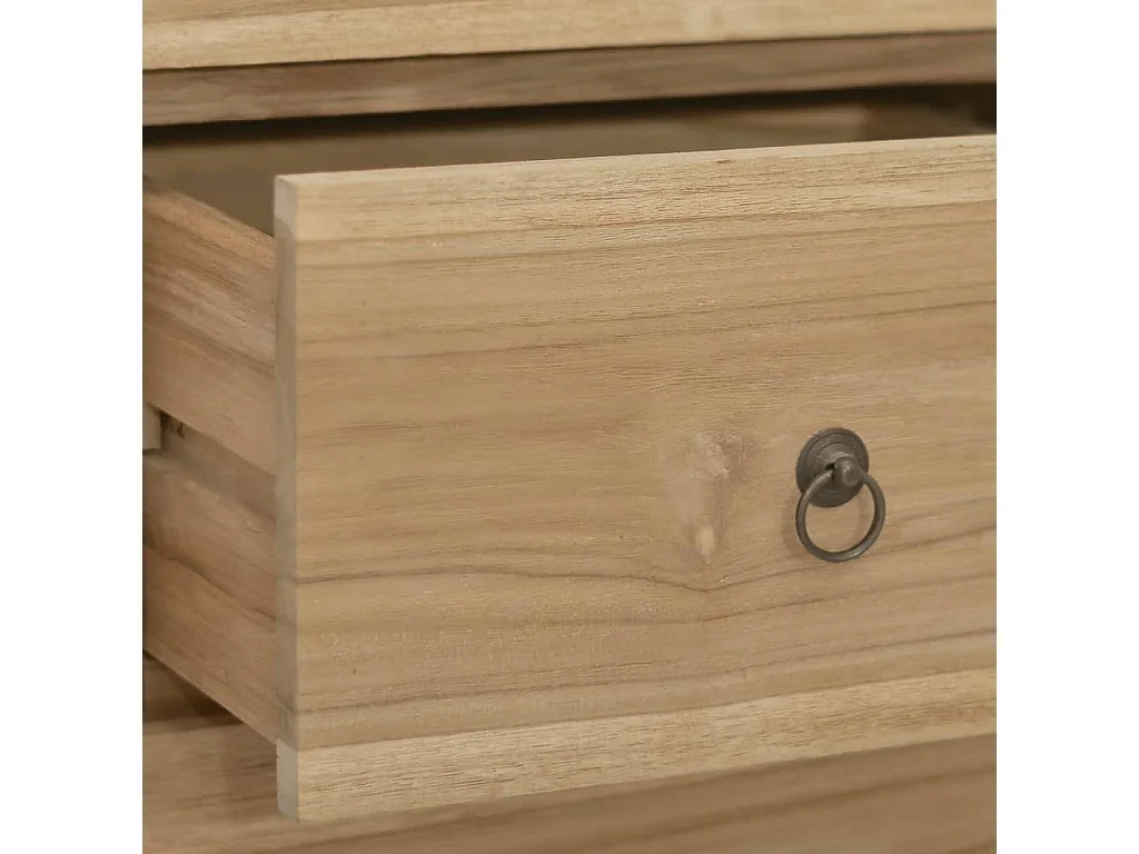 Commode 30x30x90 cm Bois massif de teck