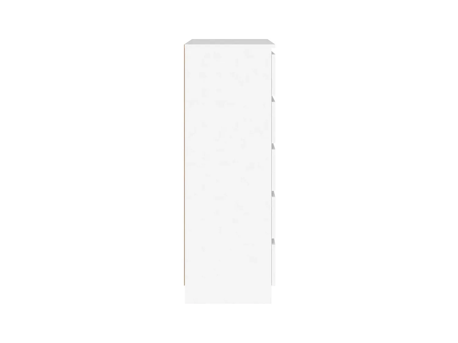 Cassettiera bianca 60x36x103 cm MDF