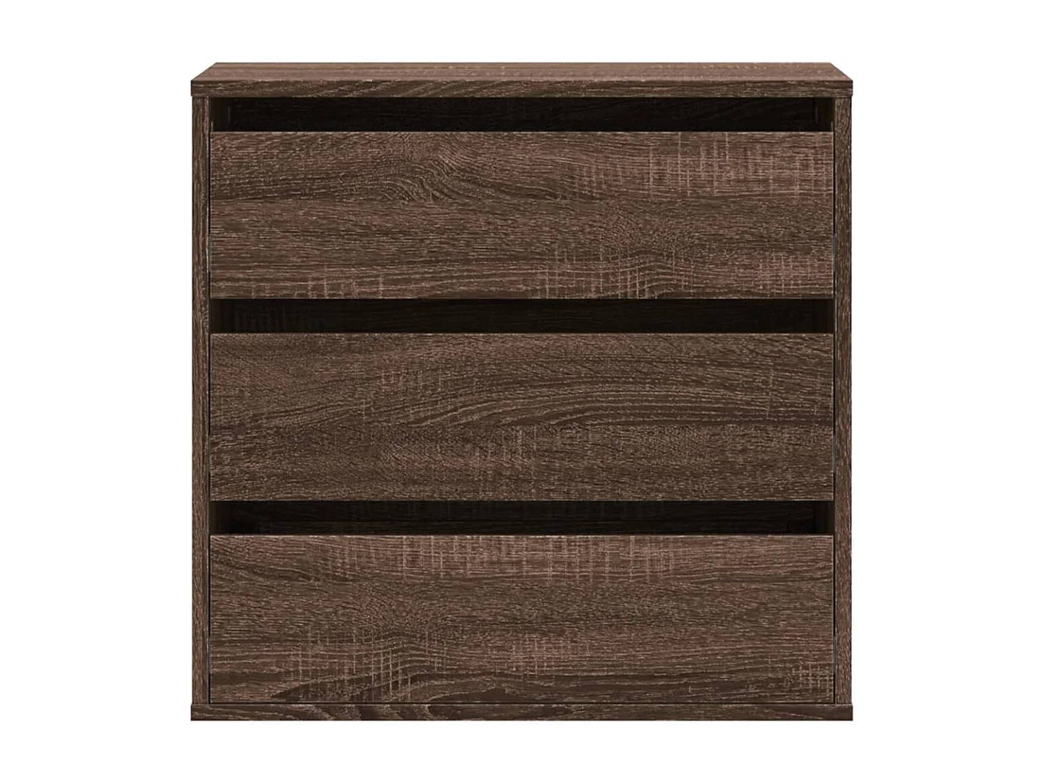 Cómoda de esquina de roble marrón 60x41x58 cm de madera contrachapada