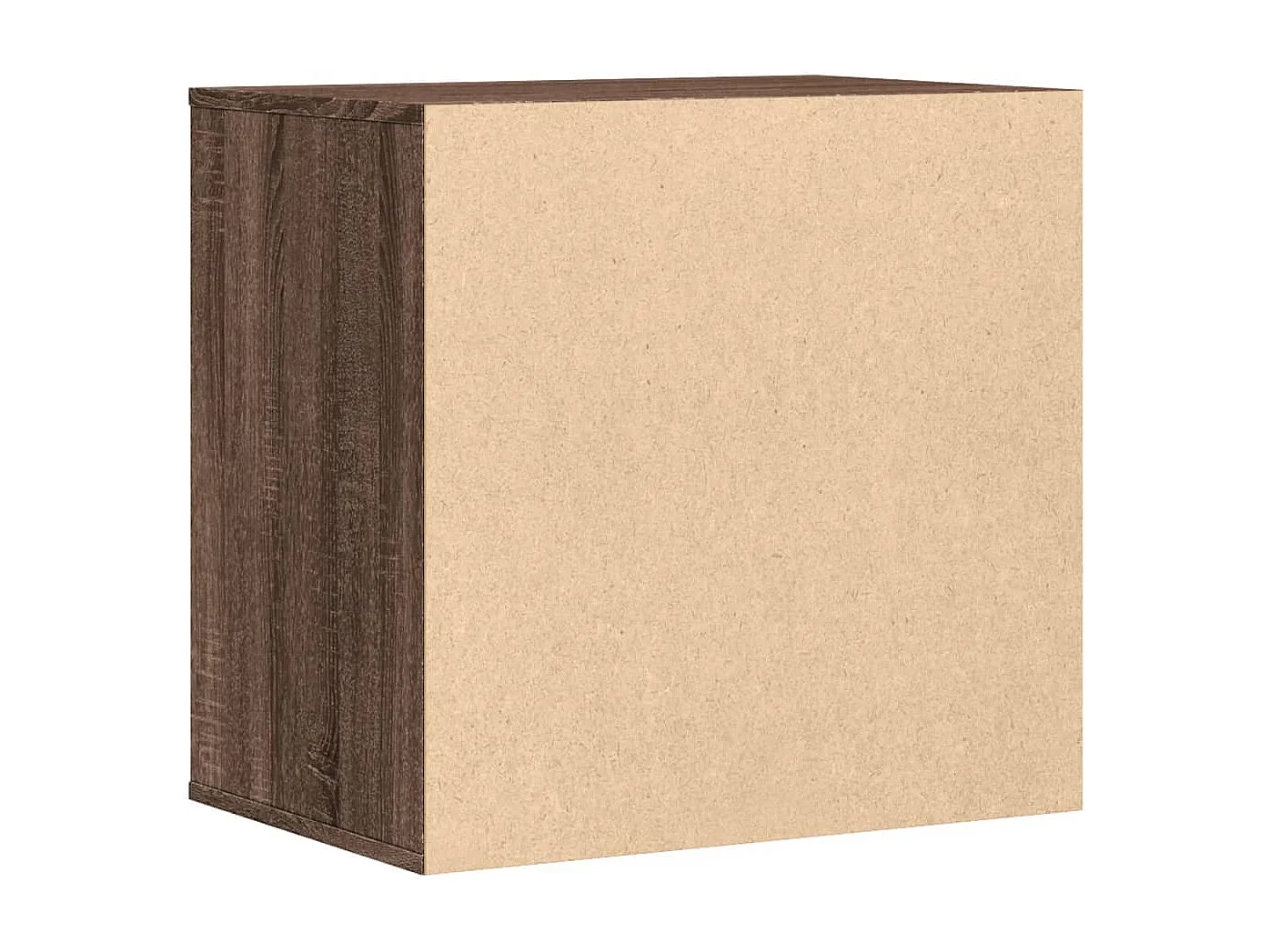 Commode d'angle chêne marron 60x41x58 cm bois d'ingénierie