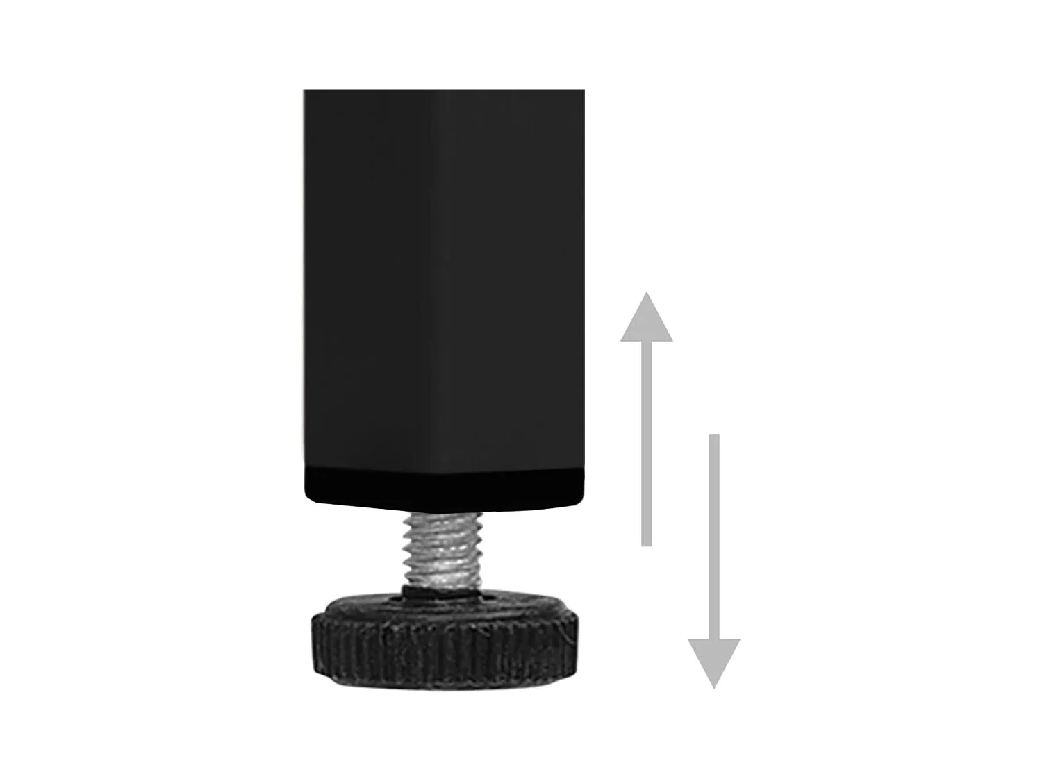 Commode Noir 80x35x101,5 cm Acier