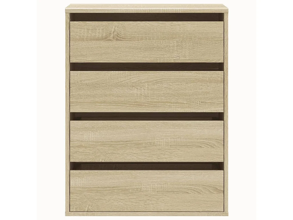 Commode d'angle chêne sonoma 60x41x76 cm bois d'ingénierie