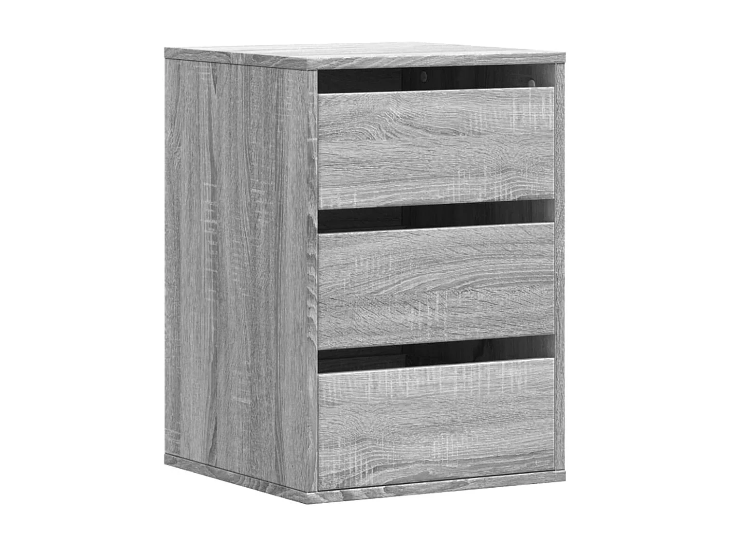 Sonoma graue Eckkommode 40x41x58 cm, Holzwerkstoff