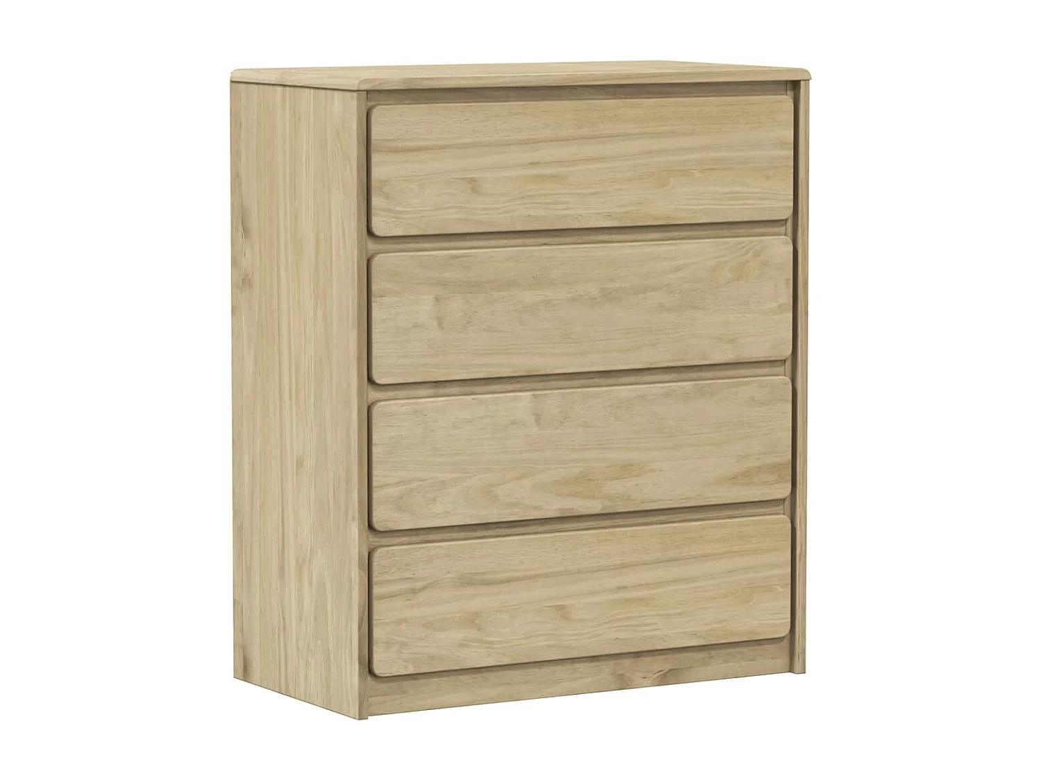 Commode SAUDA chêne 76,5x39x91 cm bois de pin massif