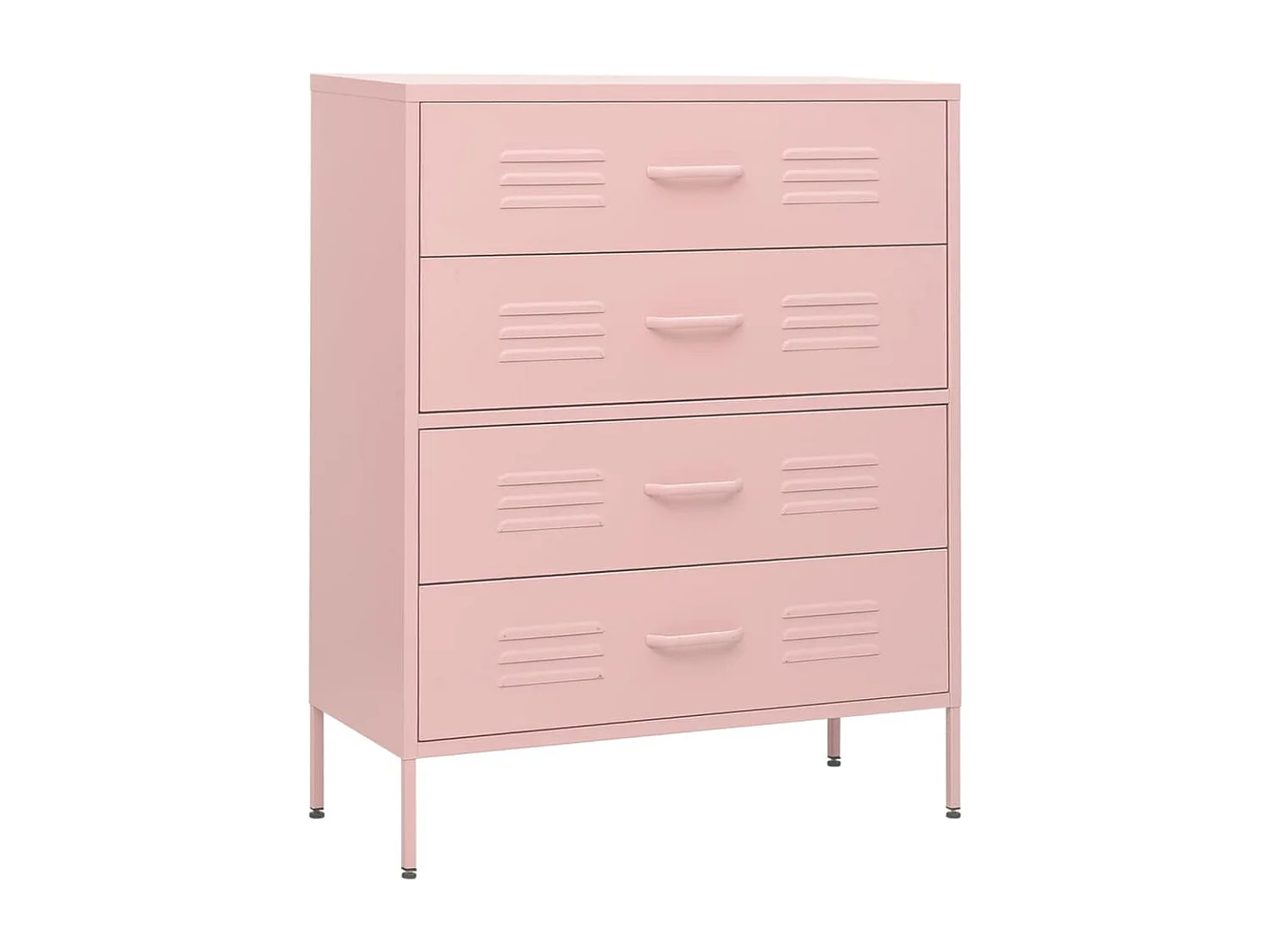 Rosa Kommode 80x35x101,5 cm Stahl