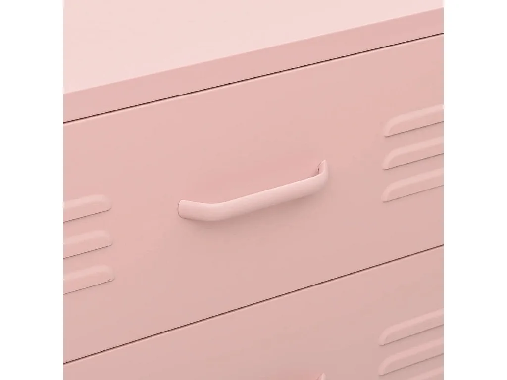 Rosa Kommode 80x35x101,5 cm Stahl