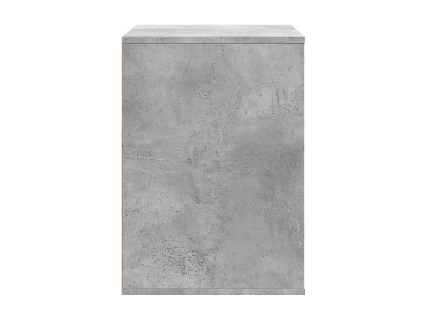 Cómoda de esquina gris hormigón 80x41x58 cm de madera contrachapada