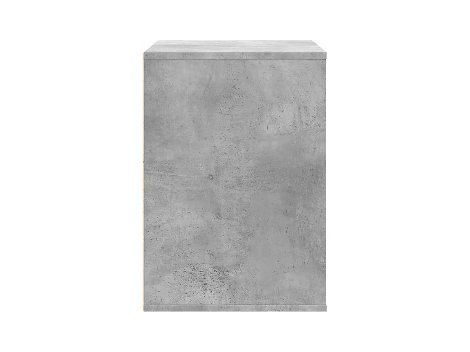 Commode d'angle gris béton 80x41x58 cm bois d'ingénierie