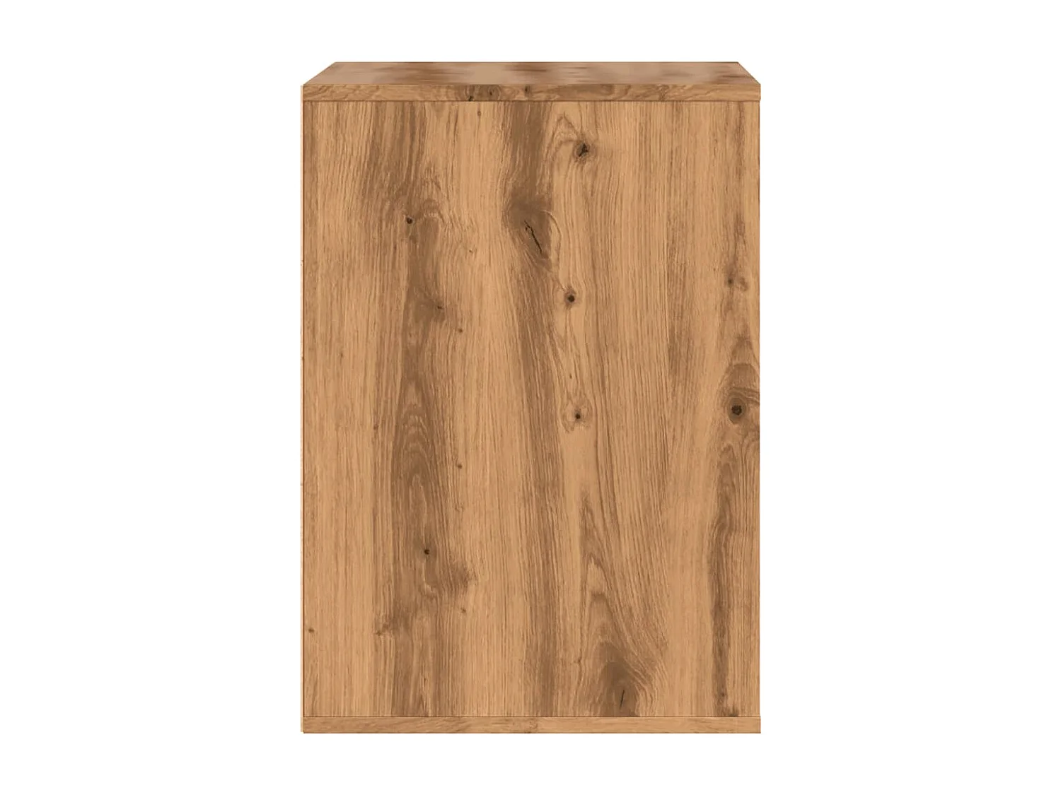 Commode d'angle chêne artisanal 60x41x58 cm bois d'ingénierie