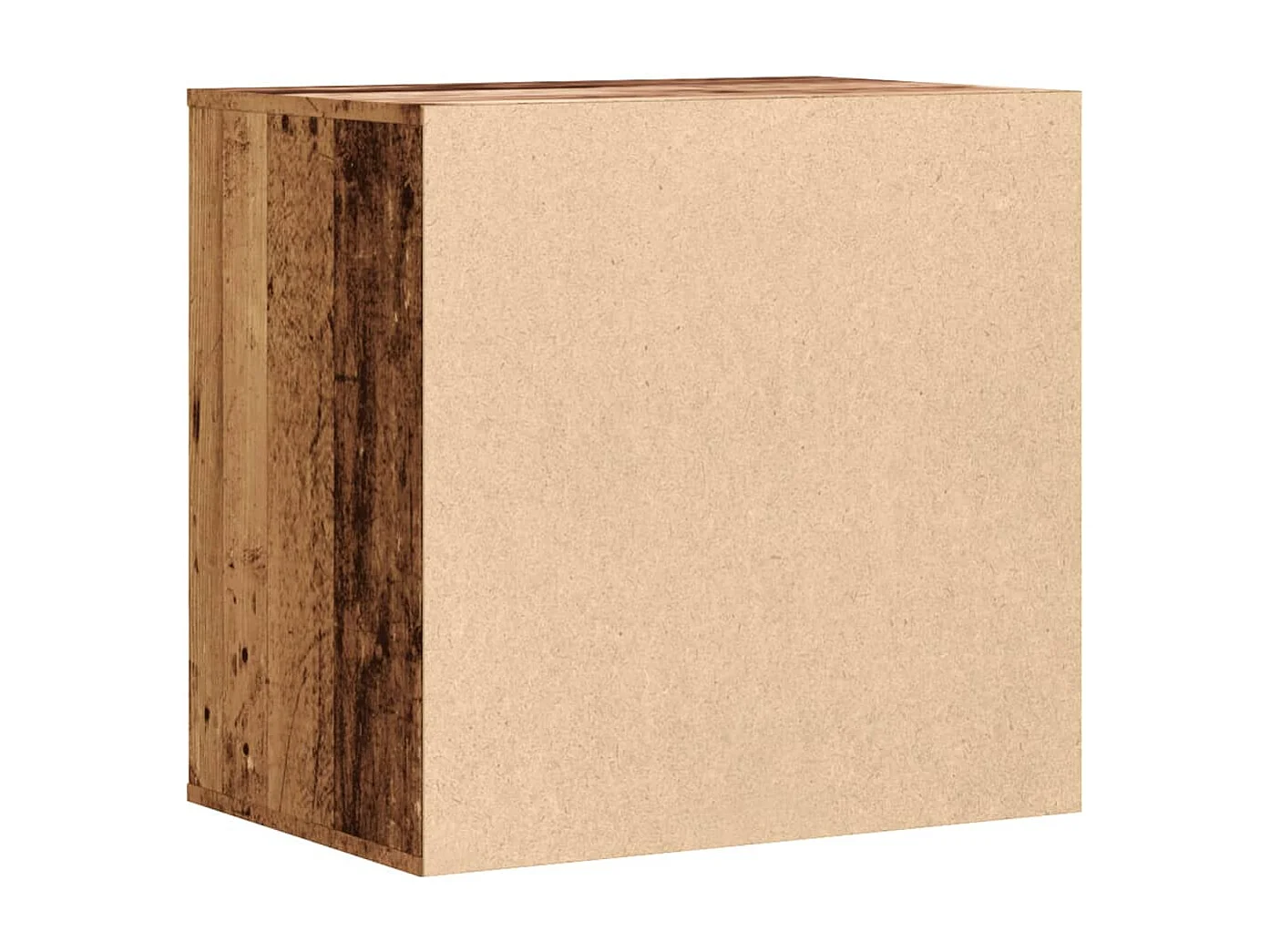 Cómoda de esquina de madera vieja 60x41x58 cm de madera contrachapada