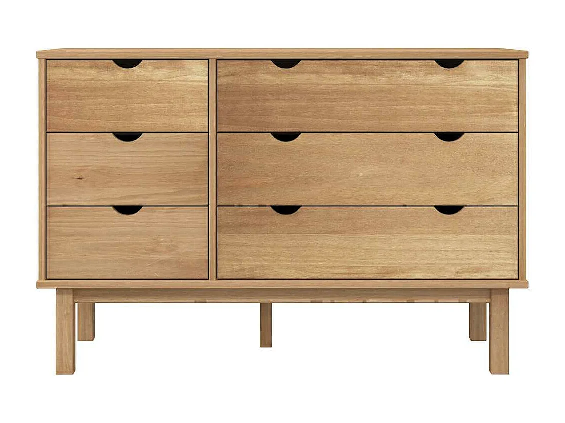 Commode OTTA 111x43x73,5 cm bois de pin massif