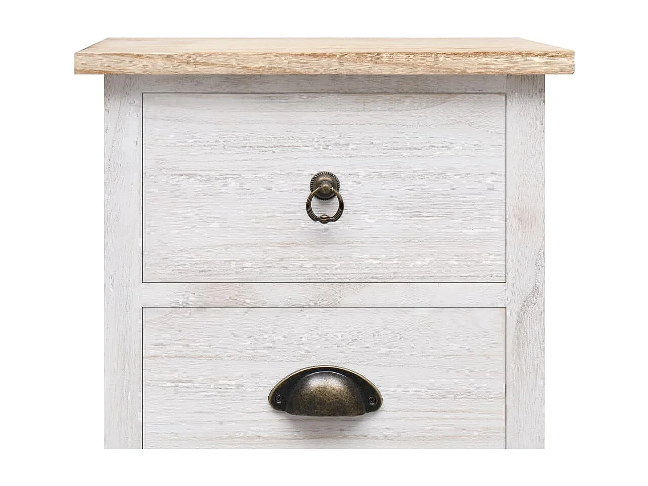 Beistellschrank 35x25x87 cm Paulownia-Holz