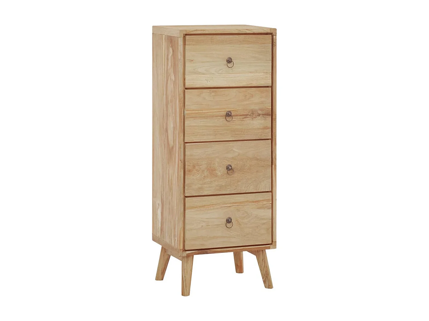 Cômoda 40x30x100 cm Madeira maciça de teca