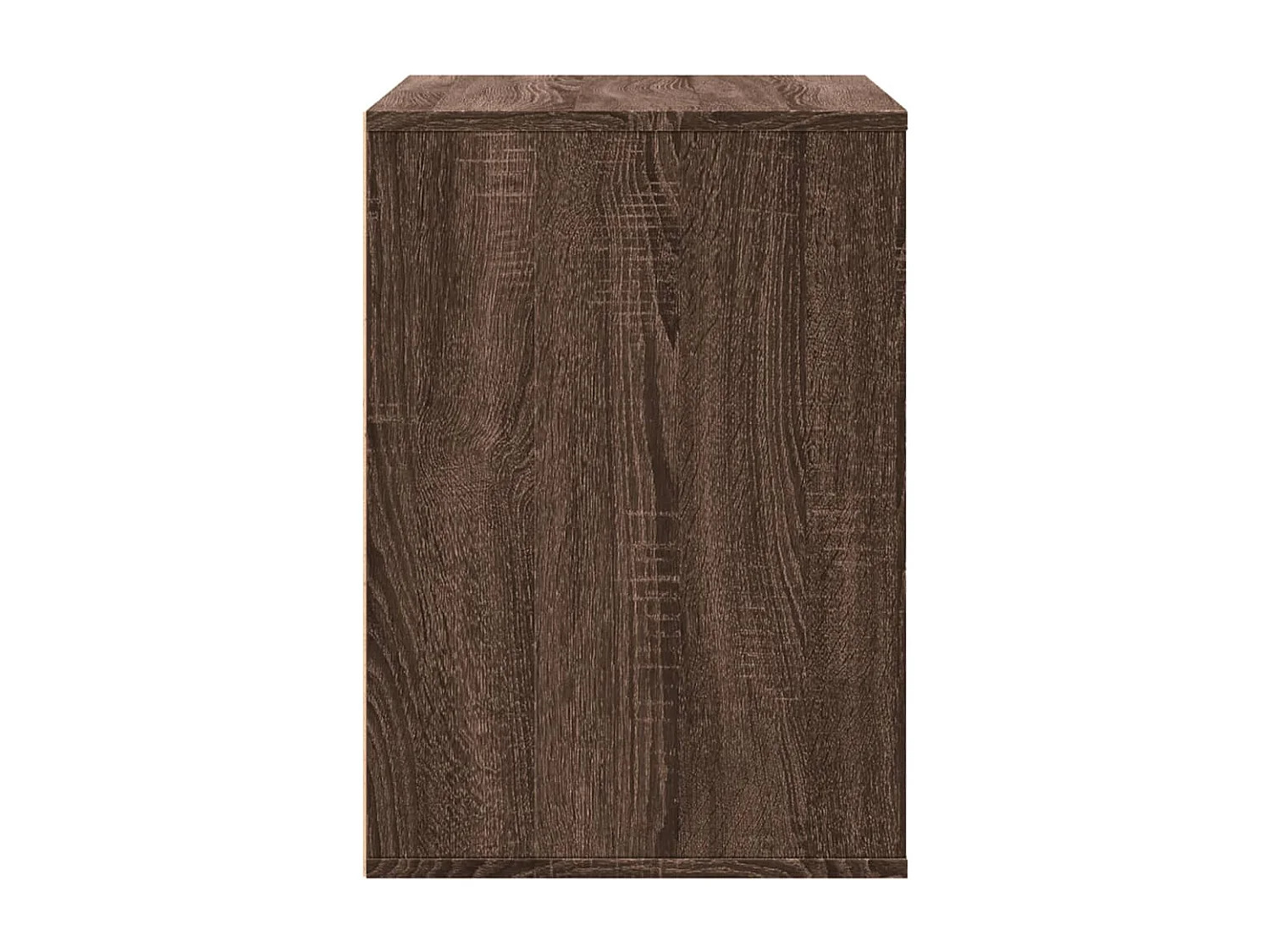 Commode d'angle chêne marron 80x41x58 cm bois d'ingénierie