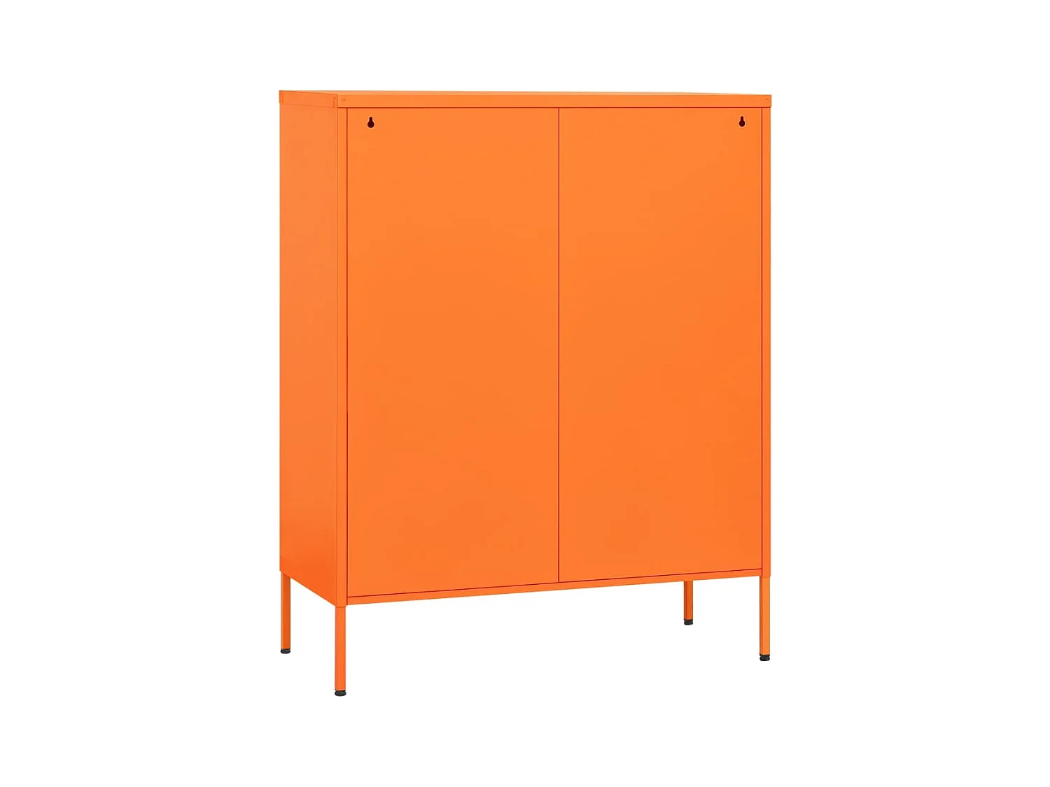 Oranje ladekast 80x35x101,5 cm Staal