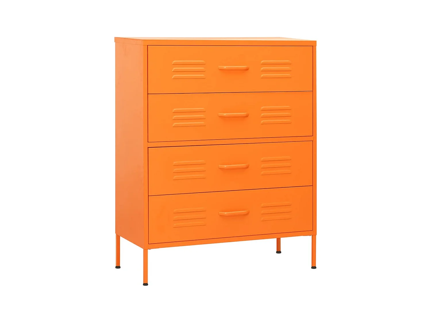Commode Orange 80x35x101,5 cm Acier