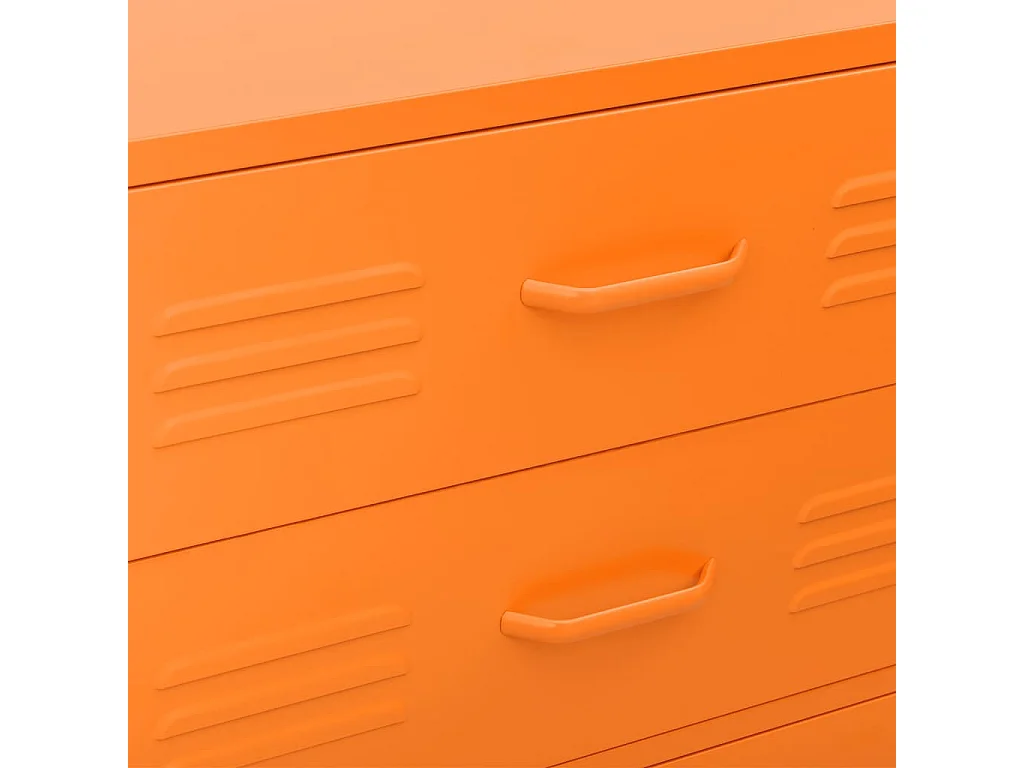 Commode Orange 80x35x101,5 cm Acier