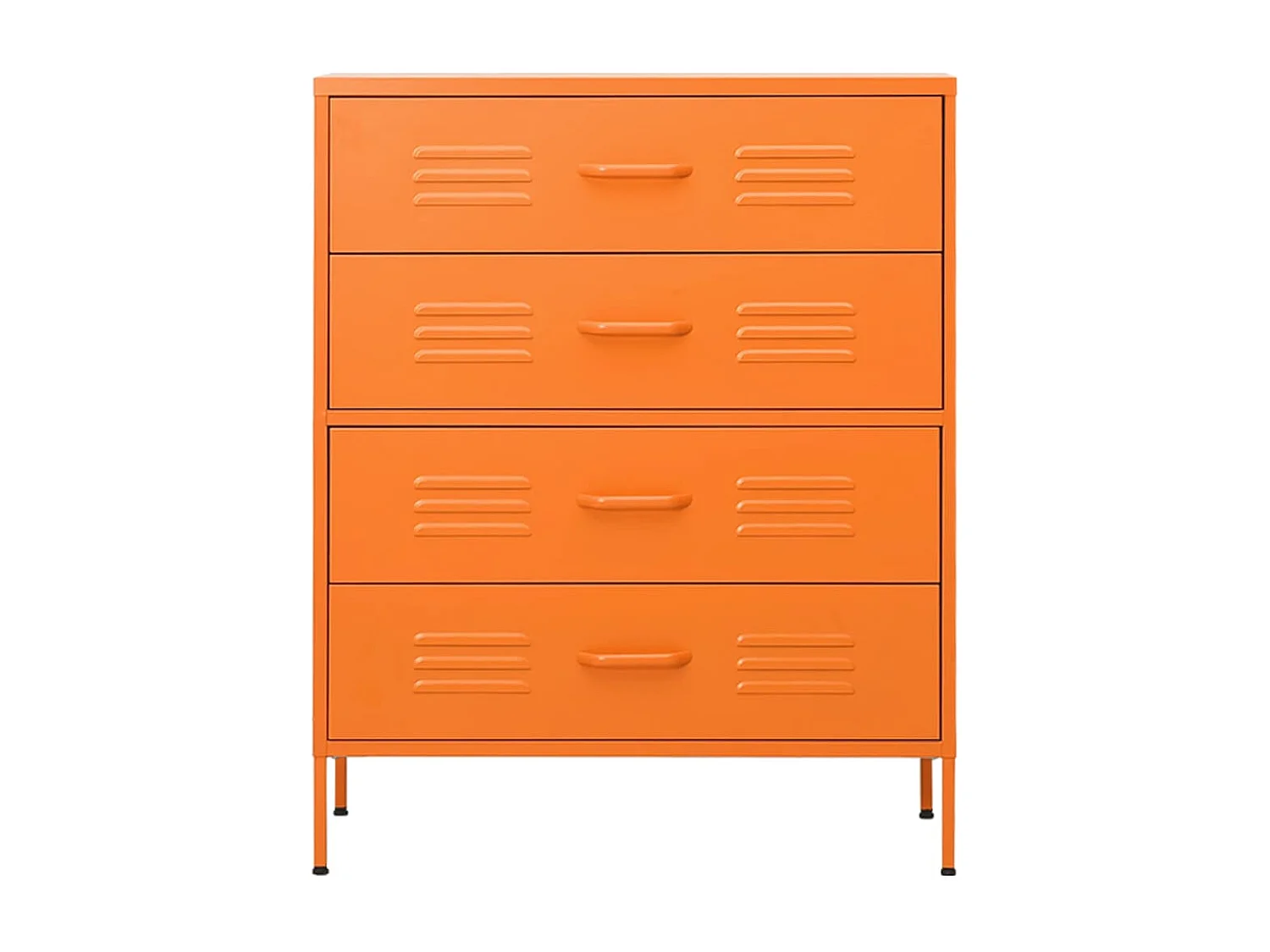 Commode Orange 80x35x101,5 cm Acier