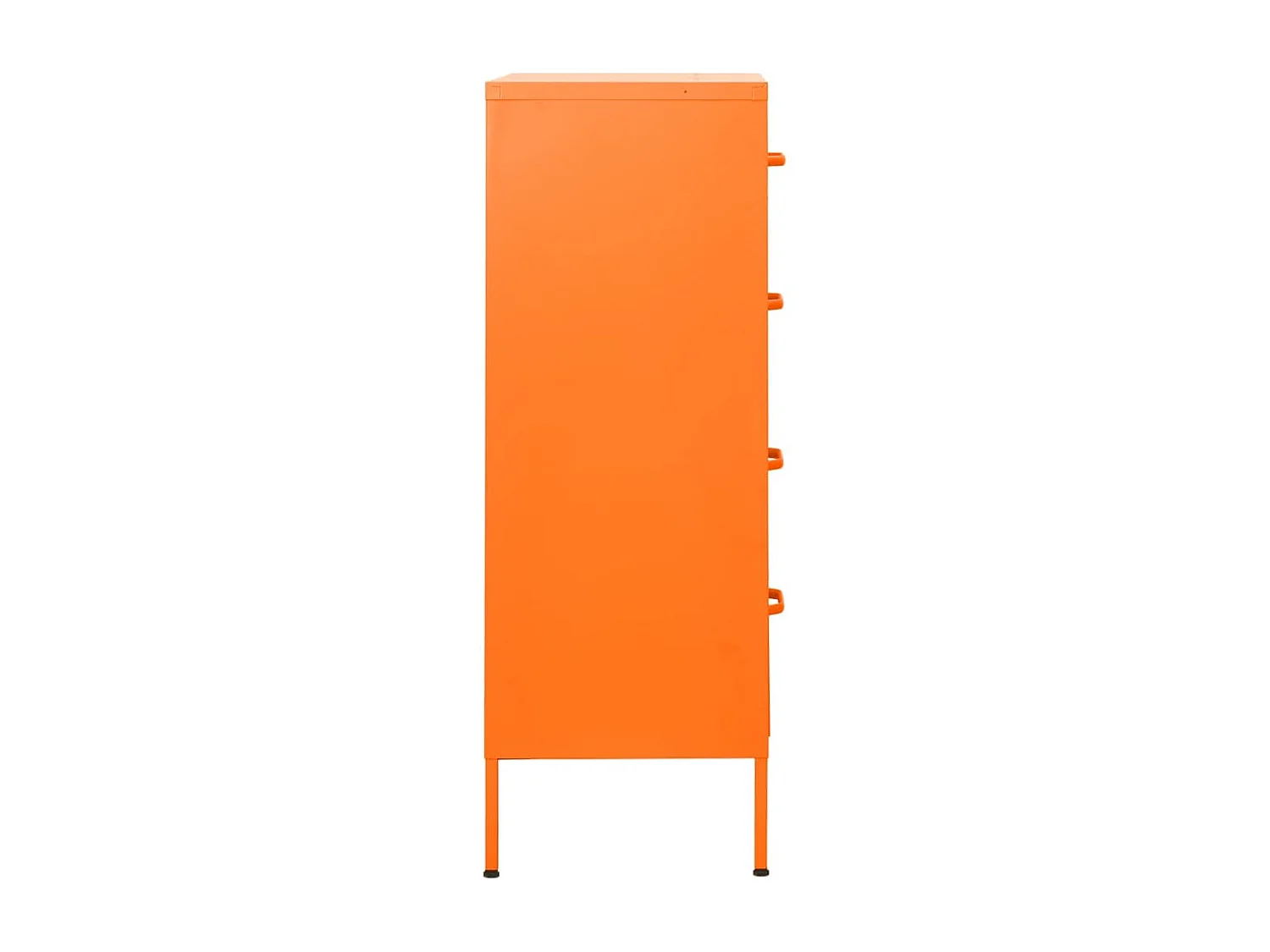 Commode Orange 80x35x101,5 cm Acier