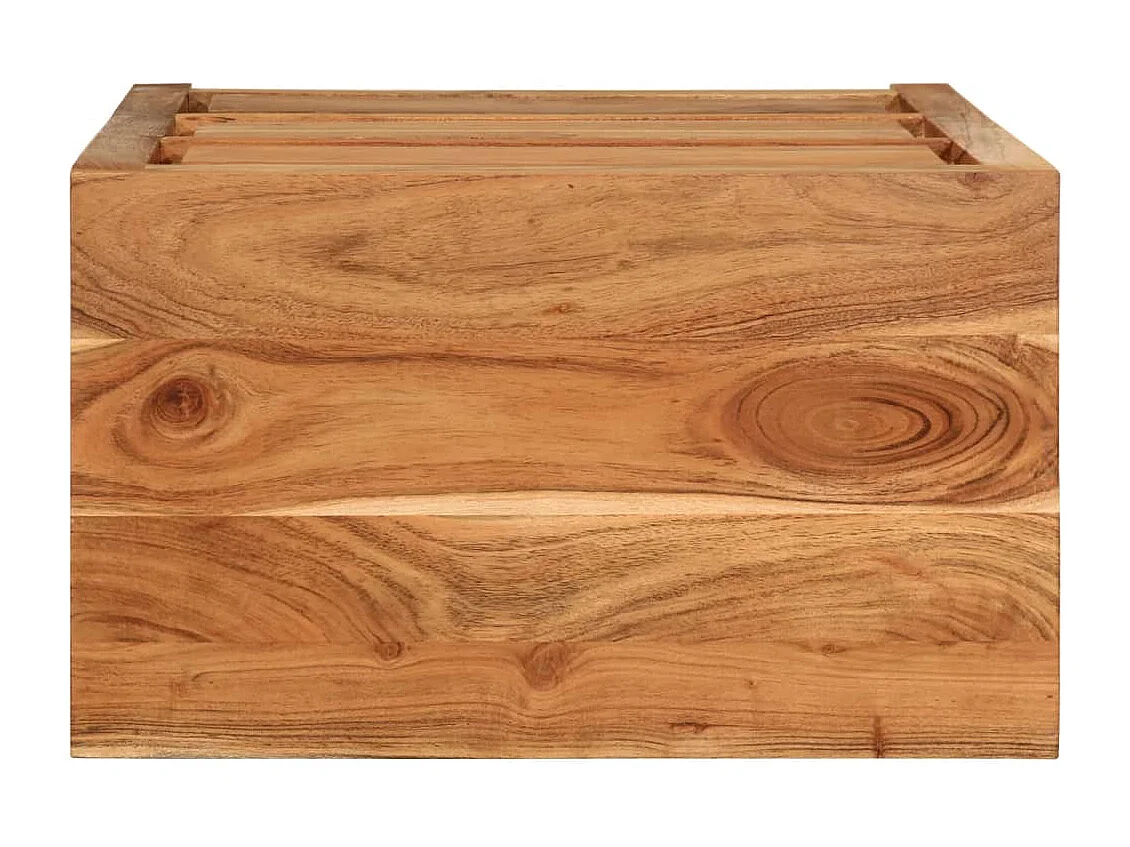 Schubladenschrank 55x33x75 cm aus massivem Akazienholz