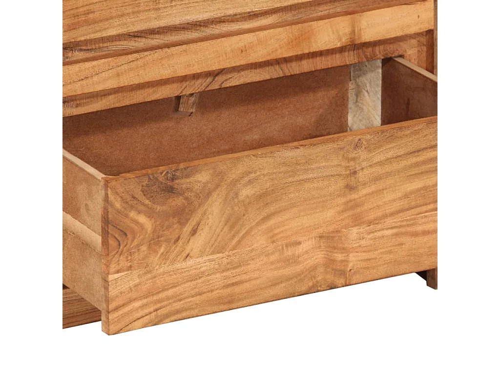Schubladenschrank 55x33x75 cm aus massivem Akazienholz