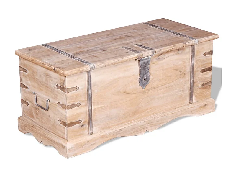 Cassapanca in legno di acacia