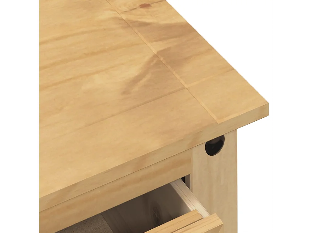 Commode Corona 80x43x114 cm bois massif de pin