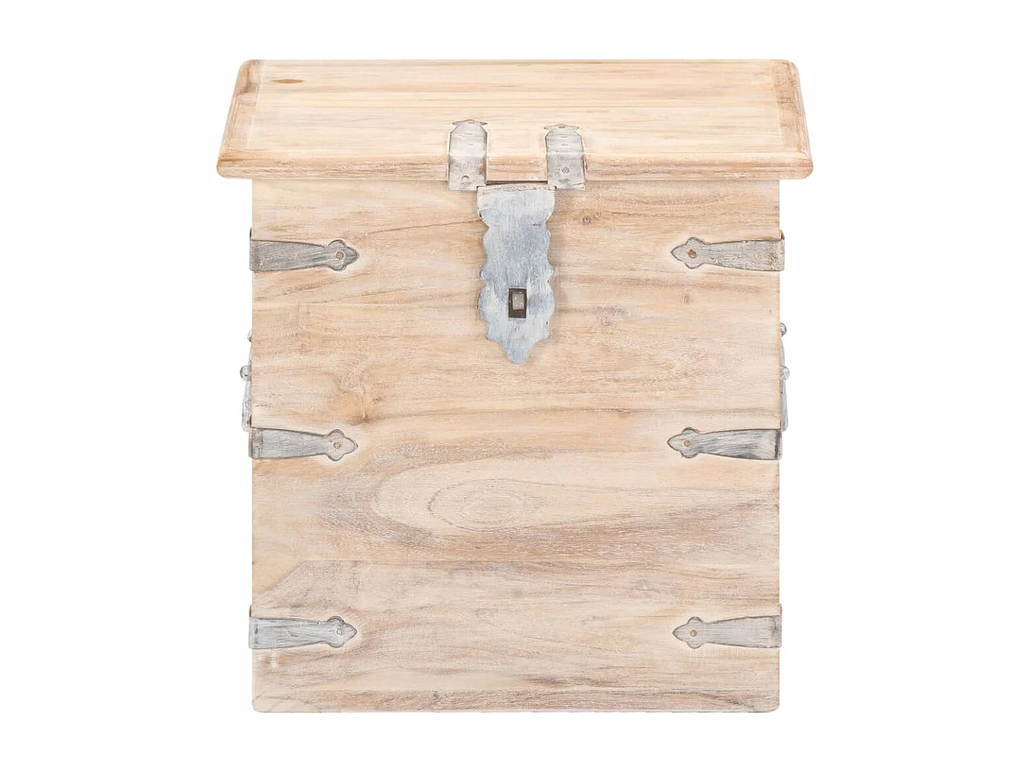 Coffre 40x40x40 cm Bois d'acacia solide