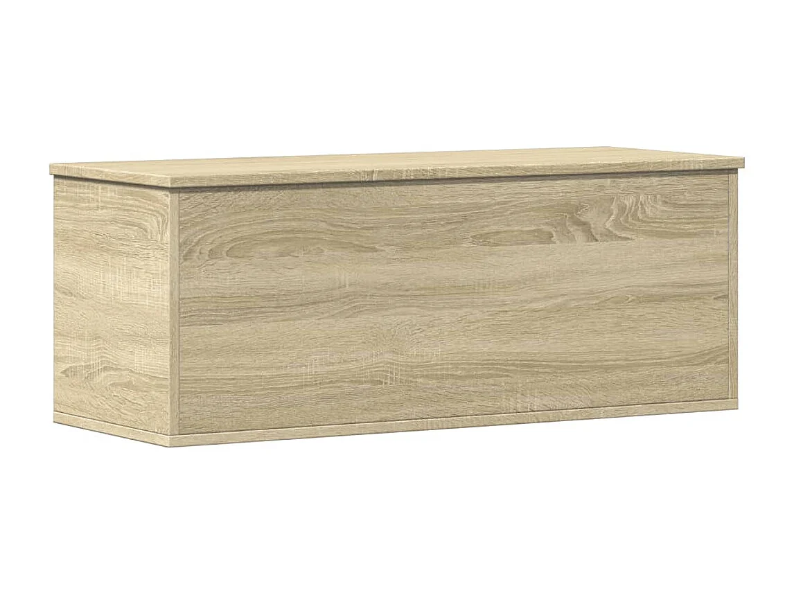 Boîte de rangement chêne sonoma 90x35x35 cm bois d'ingénierie